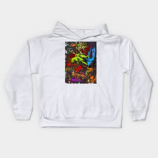 Abstract Digital Painting of Errada Art ADP003 Kids Hoodie